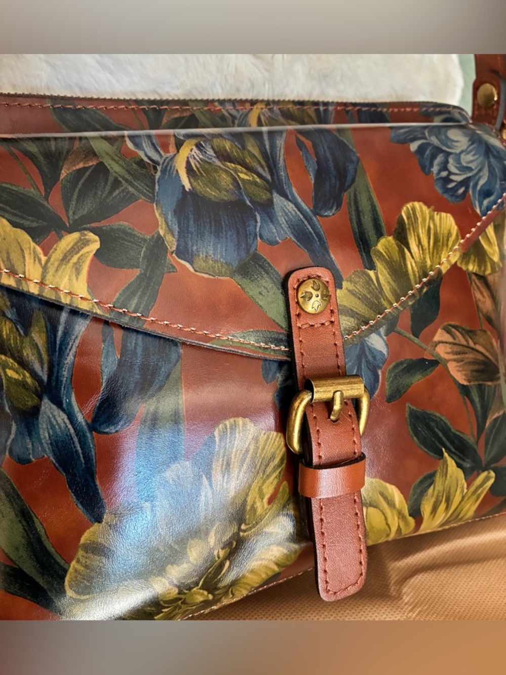 NWT Patricia Nash Enlightened Garden Collection Leather Crossbody